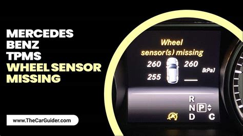 Defective Sensor. . Mercedes wheel sensor missing